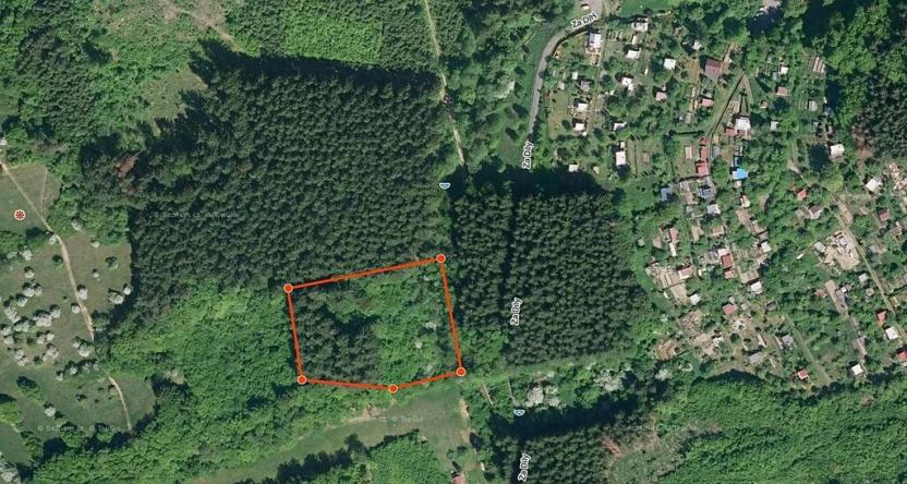 Prodej podílu lesa, Vsetín, 349 m2