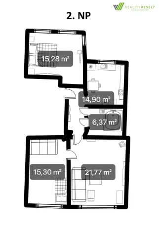 Prodej rodinného domu, Hodonín, 177 m2