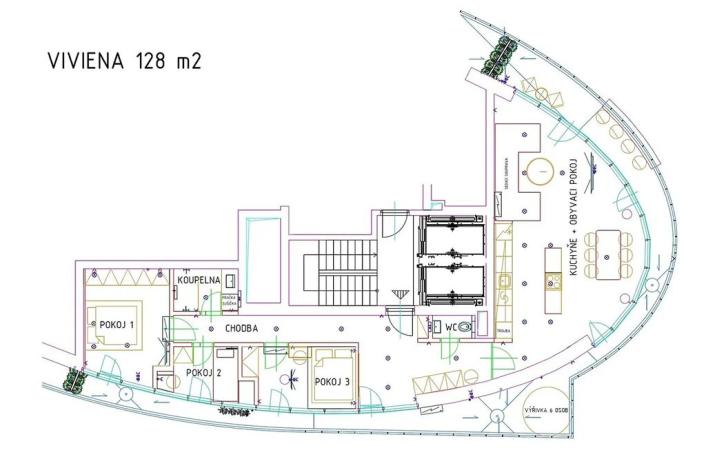 Pronájem bytu 3+kk, Brno, Vídeňská, 128 m2