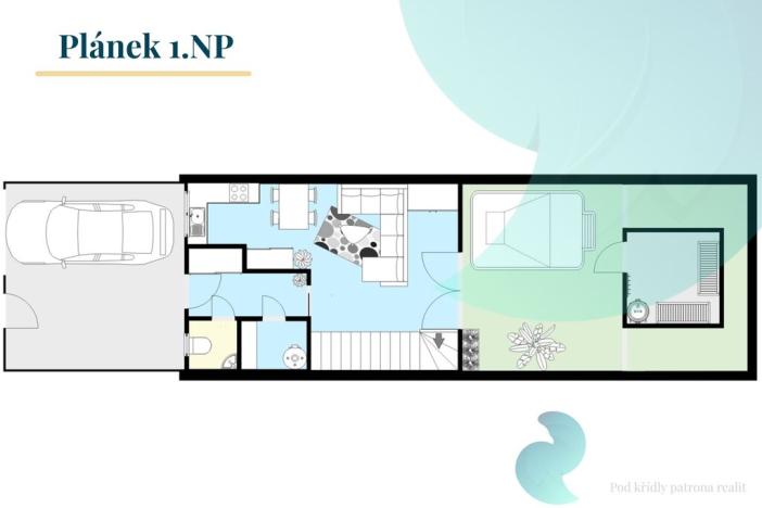 Prodej rodinného domu, Horoměřice, K Lesu, 80 m2