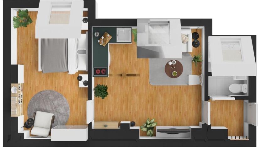 Prodej bytu 2+kk, Praha - Žižkov, Cimburkova, 36 m2