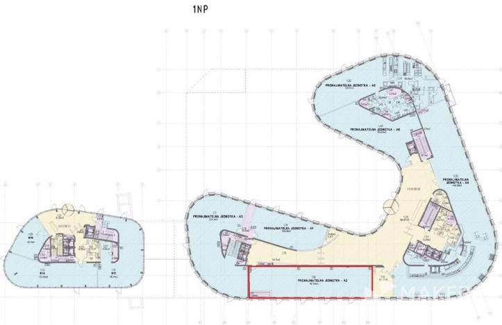 Pronájem kanceláře, Praha - Vokovice, Evropská, 188 m2