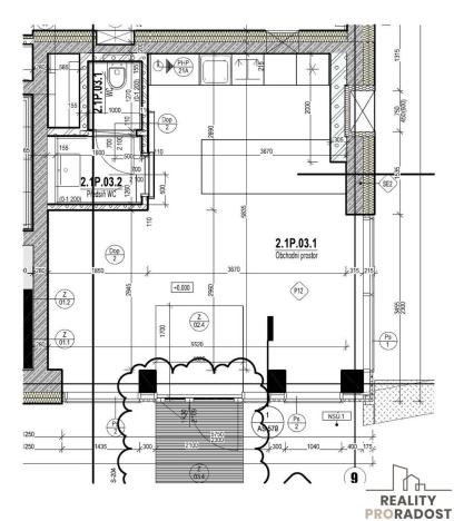 Pronájem obchodního prostoru, Brno - Zábrdovice, Bratislavská, 33 m2
