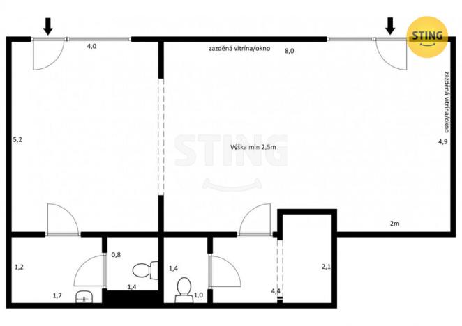Prodej bytu 3+1, Hodonín, Zámecká, 103 m2
