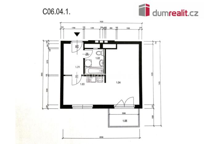 Pronájem bytu 1+kk, Karlovy Vary - Stará Role, Nejdlova, 38 m2