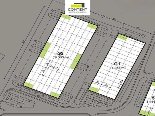 Pronájem skladu, Olomouc - Slavonín, Na Statkách, 19360 m2