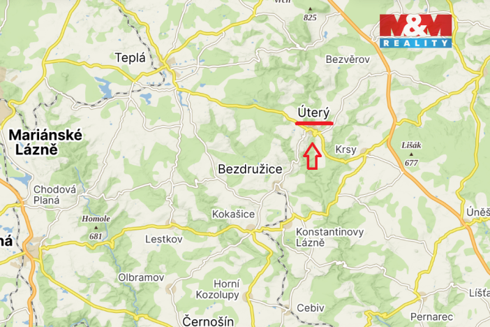 Prodej pozemku pro bydlení, Úterý, 987 m2
