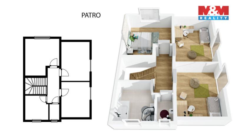 Pronájem rodinného domu, Kluky - Nová Lhota, 118 m2