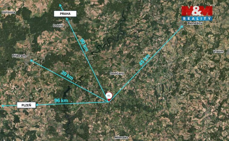 Prodej louky, Petrovice - Obděnice, 5258 m2