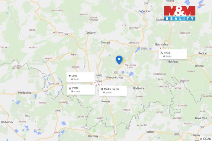 Prodej pole, Petrovice - Žemličkova Lhota, 1988 m2