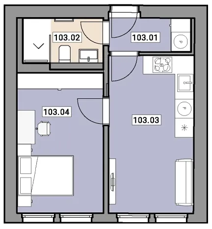 Prodej bytu 2+kk, Praha - Zbraslav, Elišky Přemyslovny, 35 m2