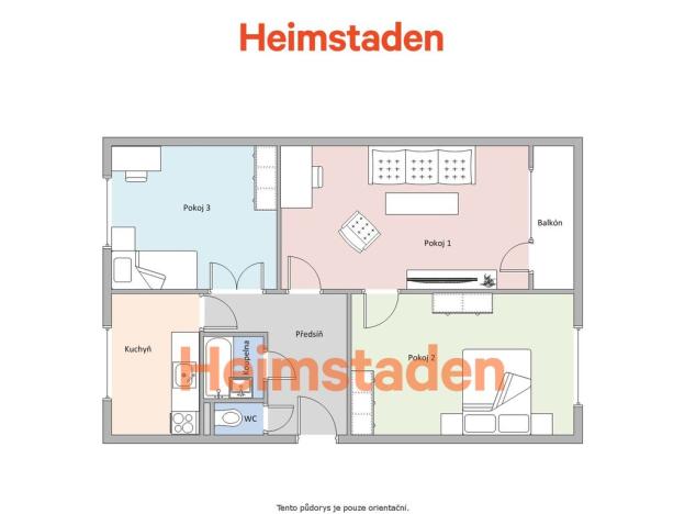 Pronájem bytu 3+1, Havířov - Město, Matuškova, 69 m2