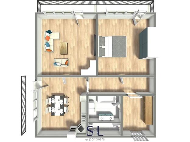 Pronájem bytu 2+1, Nový Bor, Svojsíkova, 57 m2