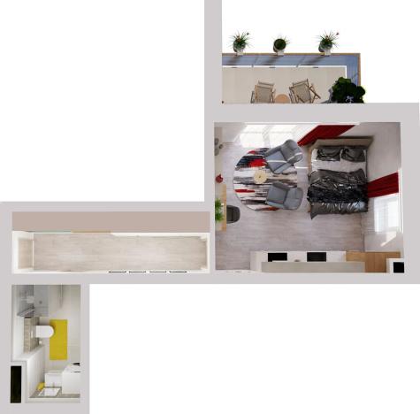 Prodej bytu 1+kk, Jablůnka, 41 m2