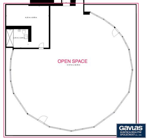 Pronájem kanceláře, Hostivice, Palouky, 430 m2