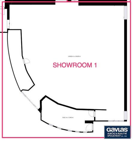 Pronájem obchodního prostoru, Hostivice, Palouky, 403 m2