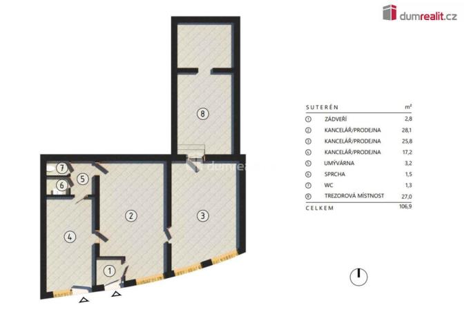 Prodej obchodního prostoru, Mladá Boleslav - Mladá Boleslav III, Viničná, 107 m2