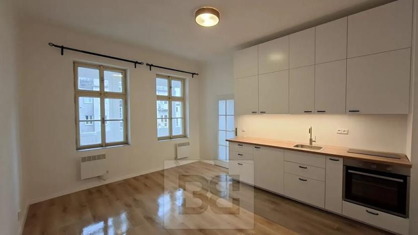 Pronájem bytu 1+kk, Praha - Podolí, U Kublova, 25 m2