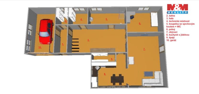 Prodej rodinného domu, České Budějovice - České Budějovice 7, Holkovská, 168 m2