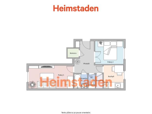 Pronájem bytu 2+1, Ostrava - Poruba, Hlavní třída, 70 m2