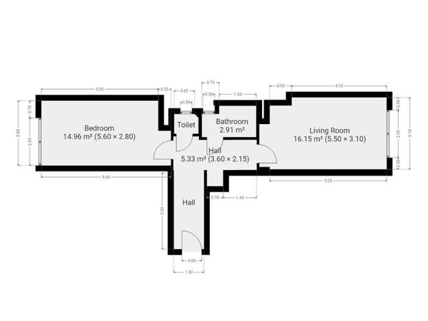 Pronájem bytu 1+1, Praha - Vršovice, Oblouková, 44 m2