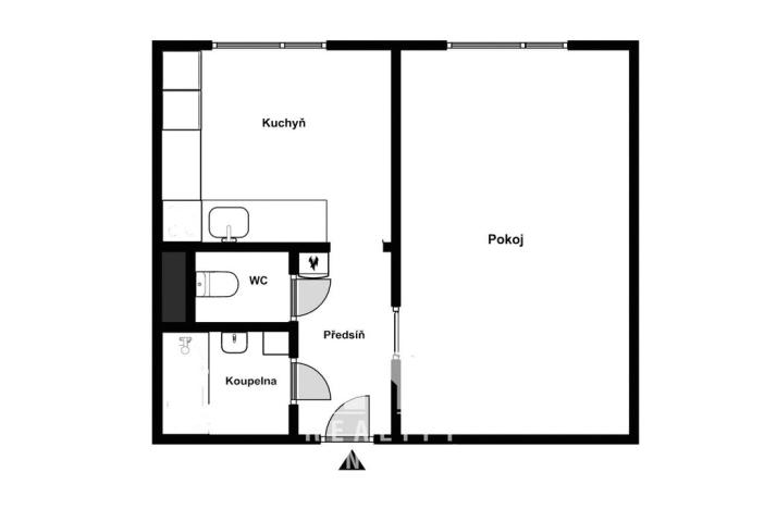 Pronájem bytu 1+1, Blansko, Kamnářská, 41 m2