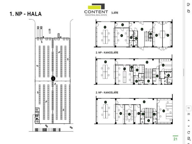 Pronájem výrobních prostor, Zlín, Rybníky V, 6800 m2