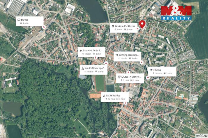 Pronájem bytu 3+1, Blatná, B. Němcové, 70 m2