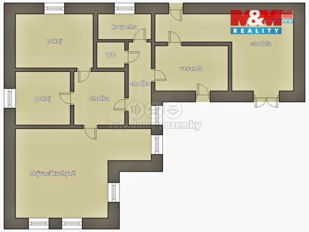 Prodej chalupy, Pošná, 75 m2