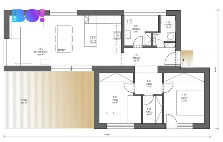 Prodej domu na klíč, Ludgeřovice, Markvartovická, 73 m2