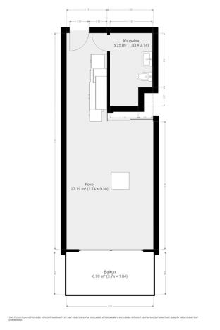 Pronájem bytu 1+kk, Brno, Dornych, 39 m2