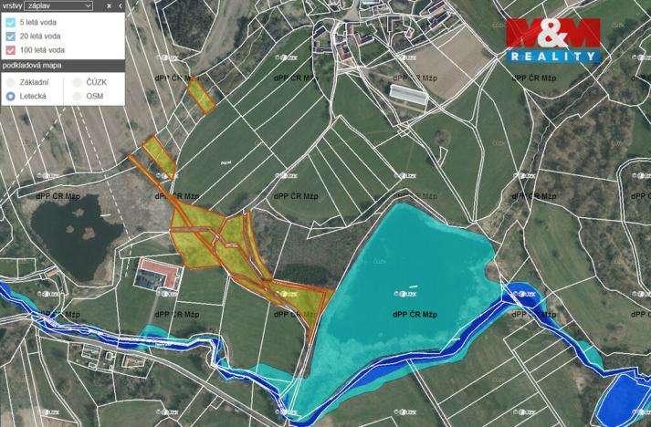 Prodej louky, Petrovice - Žemličkova Lhota, 2513 m2