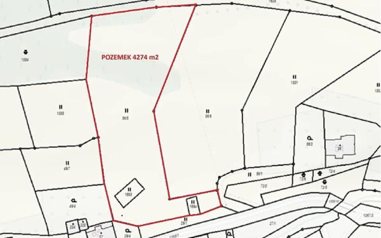Prodej pozemku pro bydlení, Heřmanov, 4274 m2