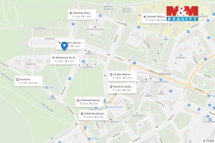 Prodej bytu 3+1, Praha - Hlubočepy, Lamačova, 67 m2