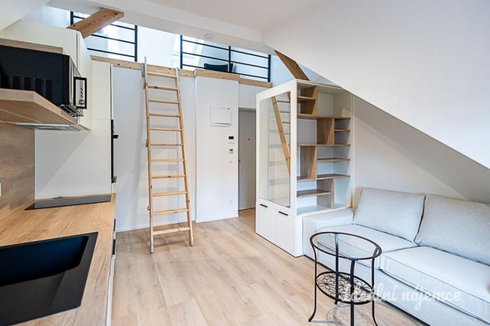 Pronájem bytu 1+kk, Praha - Záběhlice, Za návsí, 26 m2