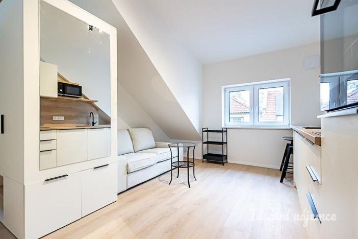 Pronájem bytu 1+kk, Praha - Záběhlice, Za návsí, 26 m2