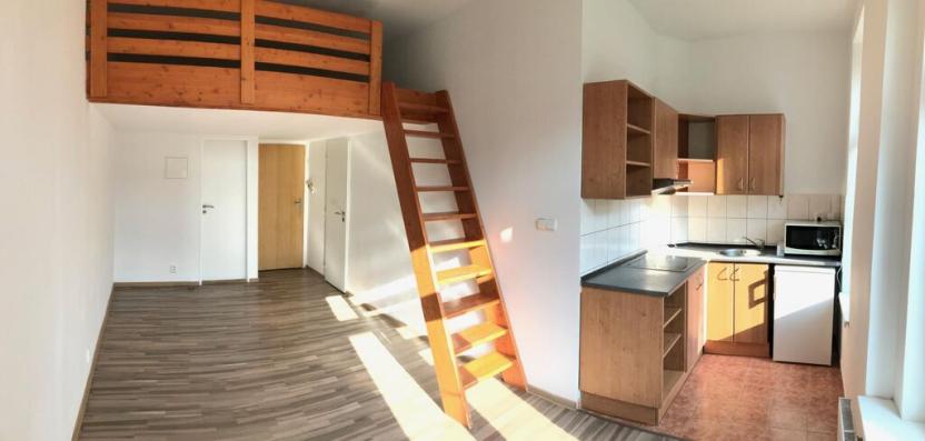 Pronájem bytu 1+kk, Praha - Vysočany, Freyova, 25 m2