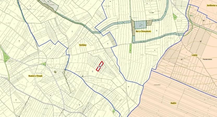 Prodej pole, Rosice, 5945 m2