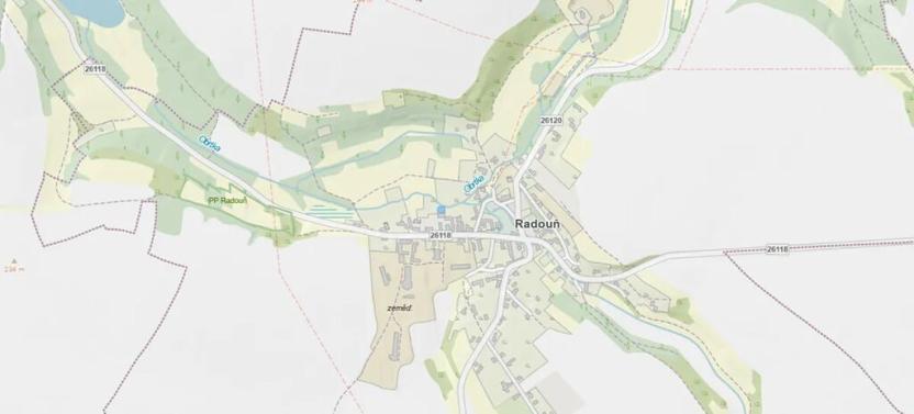 Dražba zahrady, Štětí, 388 m2