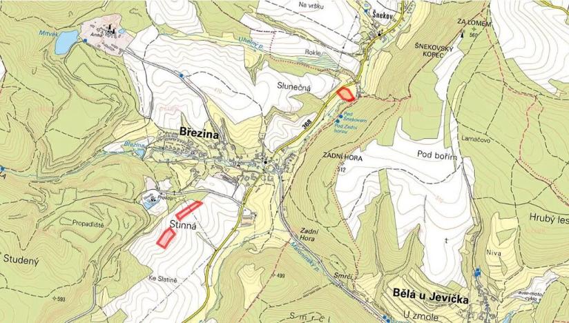 Prodej pole, Březina, 28824 m2
