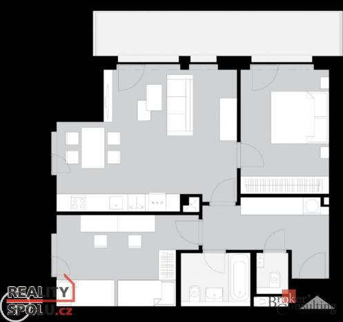 Pronájem bytu 3+kk, Kladno - Dubí, Ke křížku, 80 m2