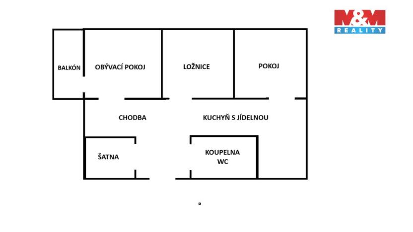 Prodej bytu 3+1, Frýdlant, Lužická, 75 m2