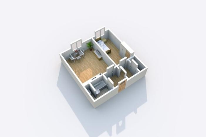 Pronájem bytu 2+kk, Ústí nad Labem, Brandtova, 40 m2