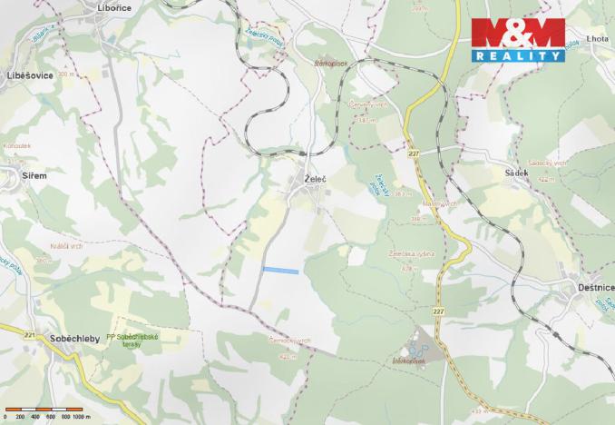 Prodej pole, Měcholupy - Želeč, 22965 m2