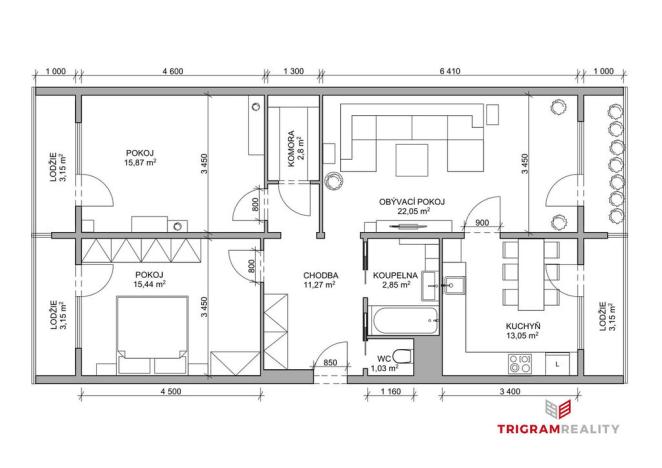 Prodej bytu 3+1, Hradec Králové, 84 m2