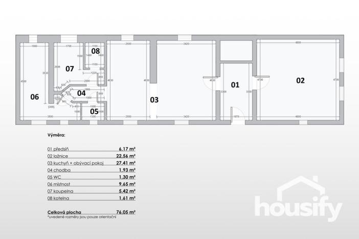 Prodej rodinného domu, Božice, 76 m2
