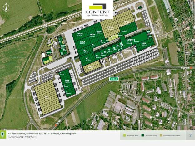 Pronájem skladu, Hranice - Hranice IV-Drahotuše, Olomoucká, 10080 m2