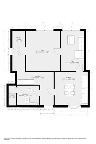 Pronájem rodinného domu, Prasklice, 78 m2