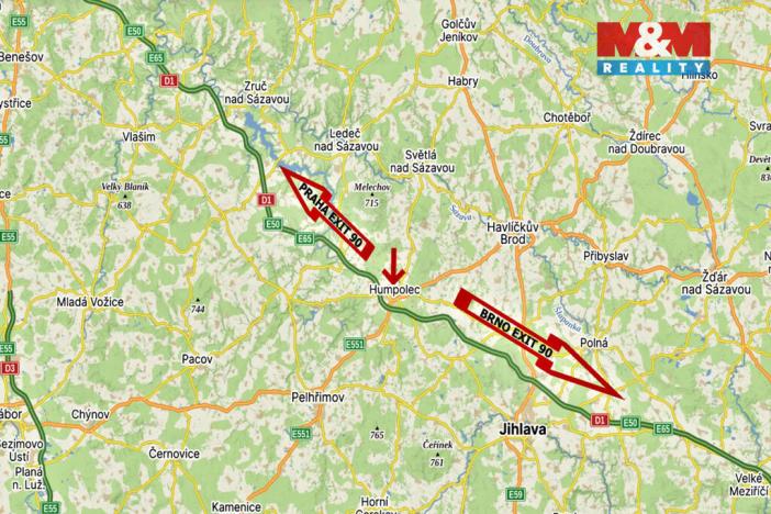 Prodej komerčního pozemku, Vystrkov, 2000 m2