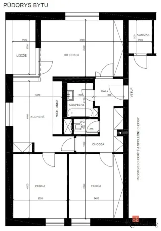Prodej bytu 3+1, Sokolnice, Volejníkova, 79 m2